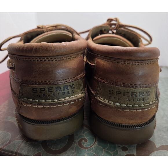 Sperry Top-Sider Men’s Boat Shoes CH08 Brown Leather Sz 12 M 0761742 Prepcore - Picture 5 of 11